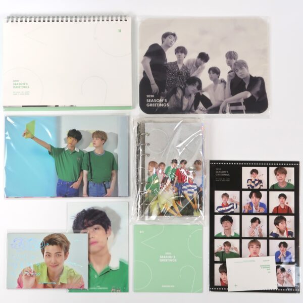 BTS 2020 Season's Greetings Complete Set V Lenticular Card