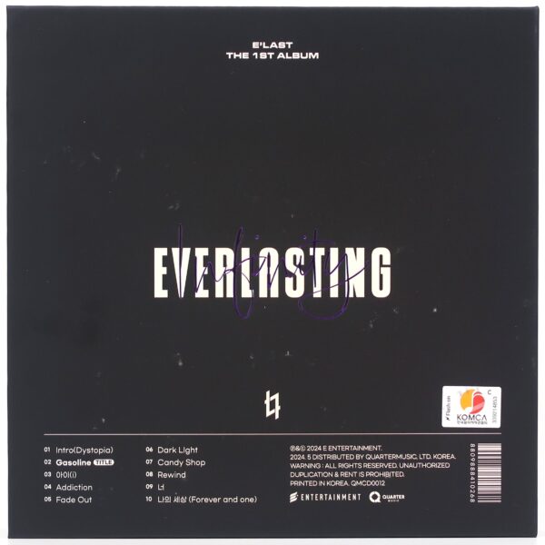 E'Last - Everlasting [Infinity Ver.] Signed Autographed CD Album K-Pop 2024