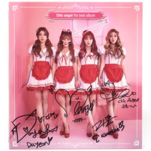 Chic Angel - The Best Album Signed Autographed CD Promo K-Pop 2019