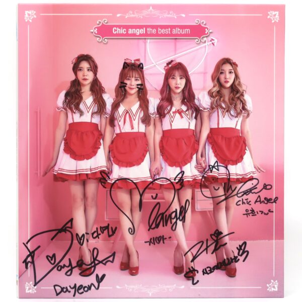 Chic Angel - The Best Album Signed Autographed CD Promo K-Pop 2019
