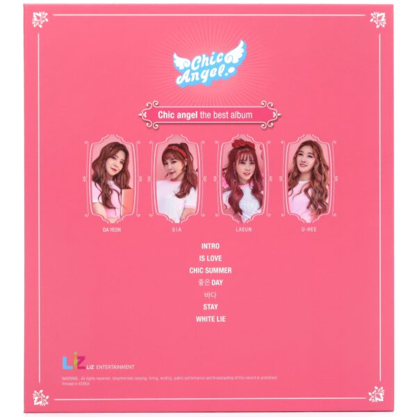 Chic Angel - The Best Album Signed Autographed CD Promo K-Pop 2019