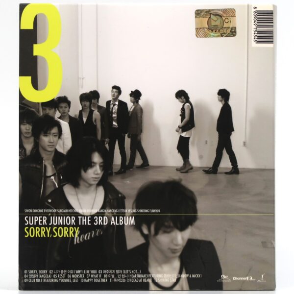 Super Junior - Sorry, Sorry Pages Signed Autographed Album CD 2009 K-Pop