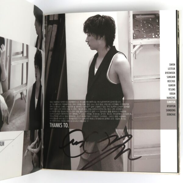 Super Junior - Sorry, Sorry Pages Signed Autographed Album CD 2009 K-Pop