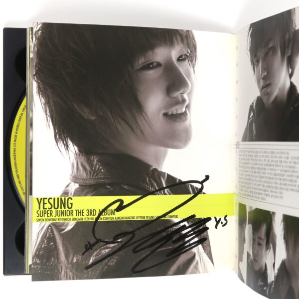 Super Junior - Sorry, Sorry Pages Signed Autographed Album CD 2009 K-Pop