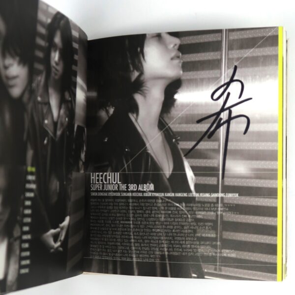 Super Junior - Sorry, Sorry Pages Signed Autographed Album CD 2009 K-Pop