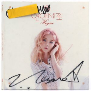 Heyne - Love Cells Signed Autographed Single Album CD Promo K-Pop 2016