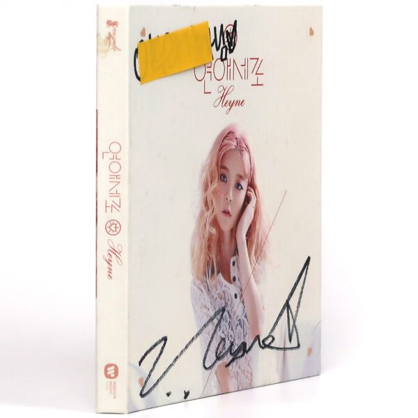 Heyne - Love Cells Signed Autographed Single Album CD Promo K-Pop 2016