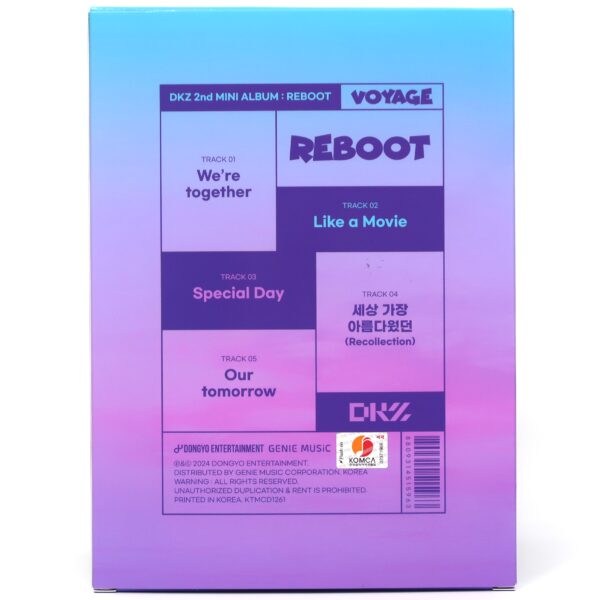 Dongkiz - Reboot [Voyage] Signed Autographed Album CD Promo 2024 K-Pop DKZ