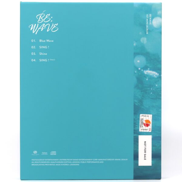 Bewave - Be;wave Signed Autographed Album CD Promo 2024 K-Pop Sing!