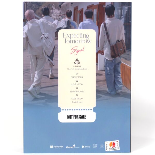 Asc2nt - Expecting Tomorrow [Signal Ver.] Signed 1st Single Album CD Promo 2024