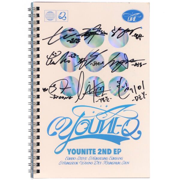 Younite - Youni-Q Signed Autographed CD Mini Album Promo K-pop 2022 White