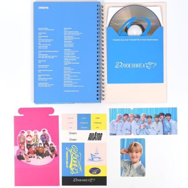 Younite - Youni-Q Signed Autographed CD Mini Album Promo K-pop 2022 White