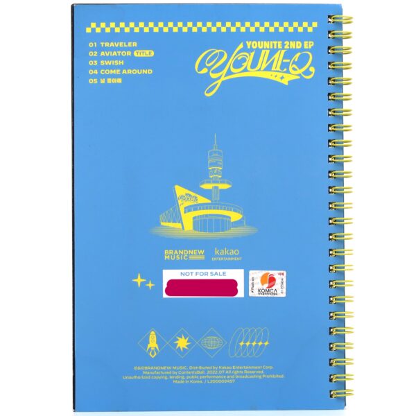 Younite - Youni-Q Signed Autographed CD Mini Album Promo K-pop 2022 Blue