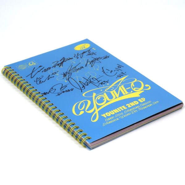 Younite - Youni-Q Signed Autographed CD Mini Album Promo K-pop 2022 Blue