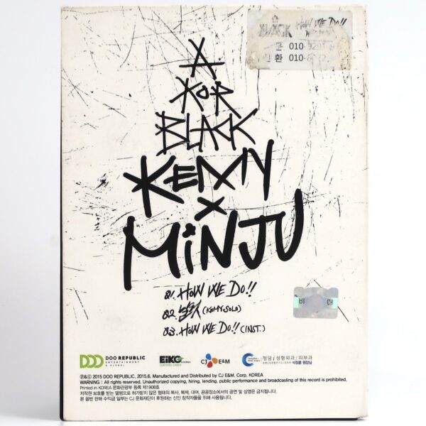 A.Kor Black - How We Do!! Signed Autographed CD Single Album Promo K-Pop 2015