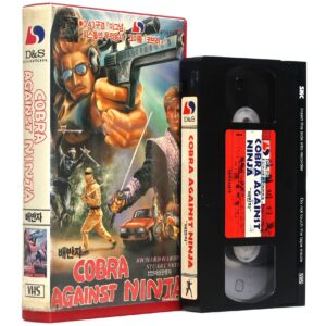 Cobra Against Ninja (1987) Korean VHS Rental NTSC Korea Hong Kong Godfrey Ho Vs.