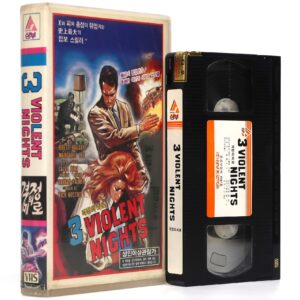 3 Violent Nights (1966) Korean VHS [NTSC] Korea Rare Web of Violence Nick Nostro