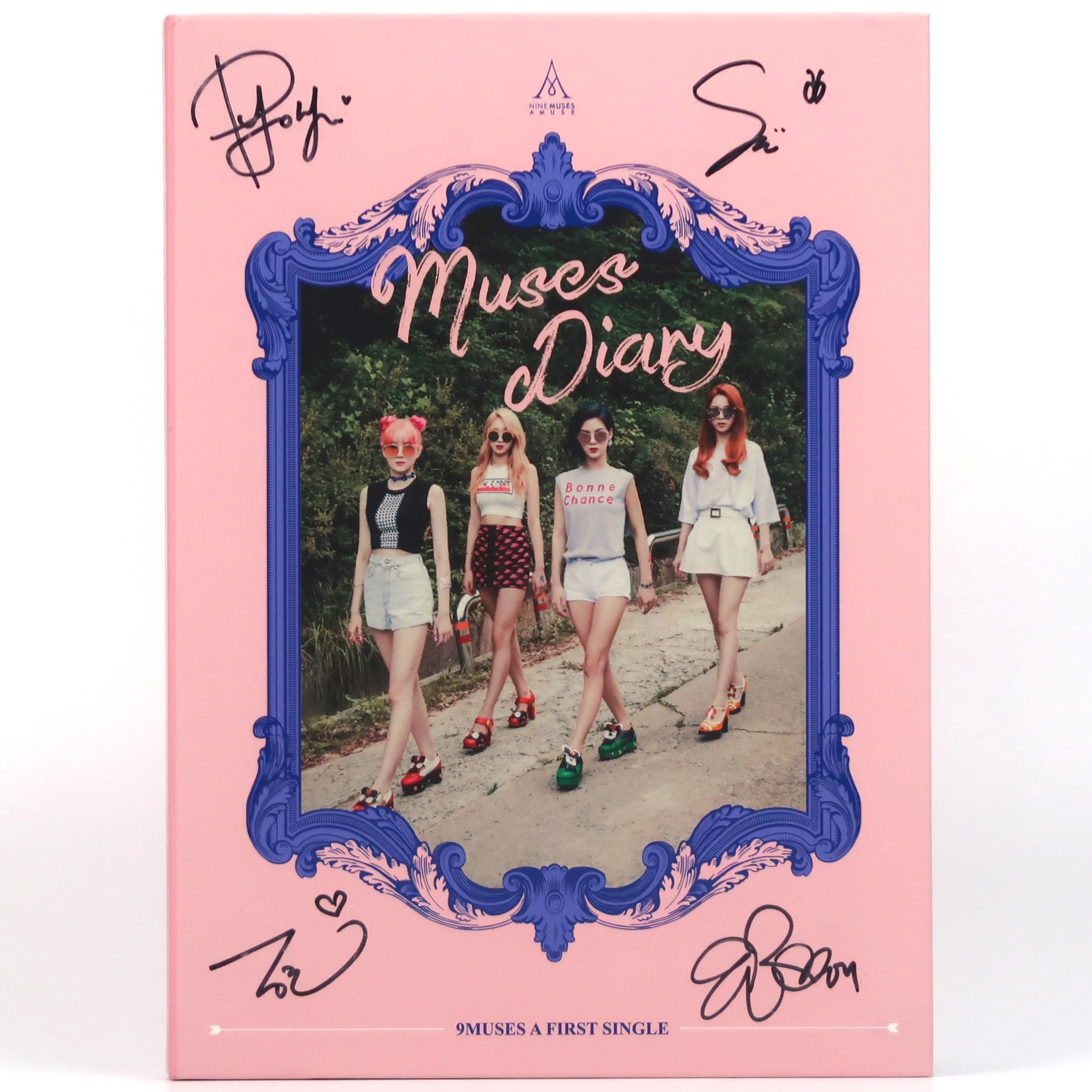 9Muses - Muses Diary Signed Autographed CD Album Promo 2016 K-Pop