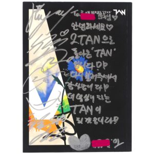 Tan - W Series 2Tan Black Signed Autographed Album Message CD Promo 2022 K-Pop