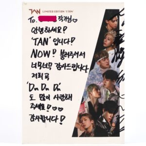 Tan - 1Tan Limited Edition Signed Autographed CD Album K-Pop 2022 Message