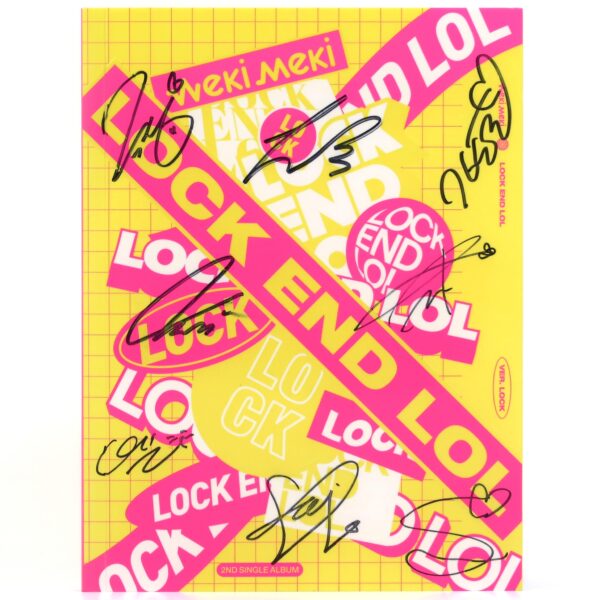Weki Meki - Lock End Lol Signed Autographed CD Single Album Promo K-Pop 2019