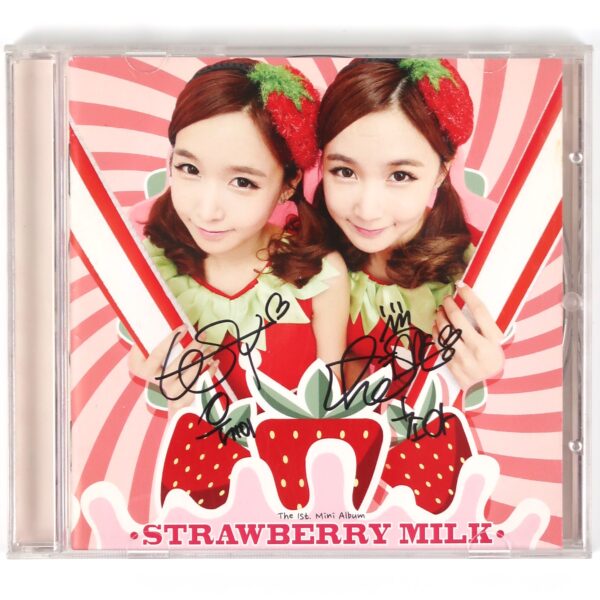 Strawberry Milk - 1st Mini Album Signed Autographed CD Promo 2014 Crayon Pop