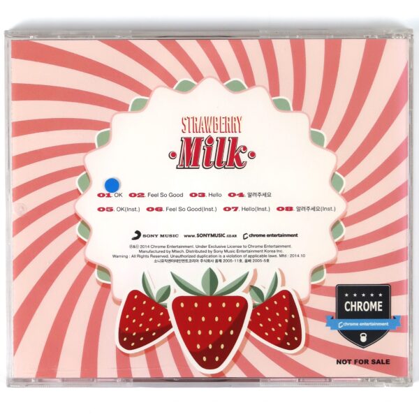 Strawberry Milk - 1st Mini Album Signed Autographed CD Promo 2014 Crayon Pop