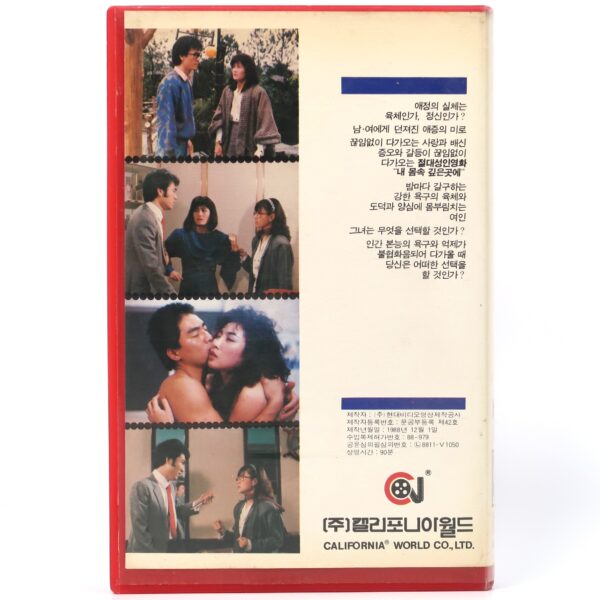 Love You To The Core (1988) Korean VHS Rental [NTSC] Korea Taiwan 我愛妳入骨