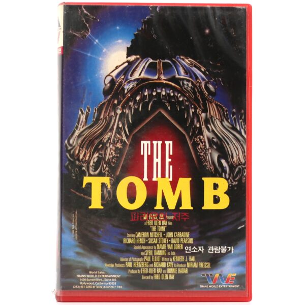 The Tomb (1986) Korean VHS Rental [NTSC] Korea Horror Fred Olen Ray