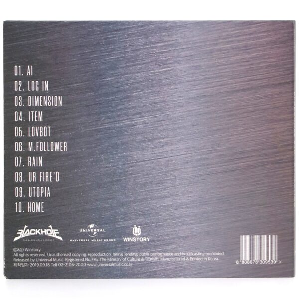 IMG_8683 Black Hole - Evolution Signed CD Album 2019 Metal Rock Korea Blackhole