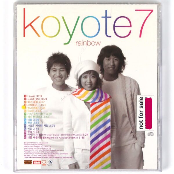 Koyote - Rainbow CD Album Korean Promo Korea K-Pop 2004