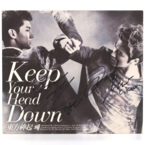 TVXQ - Keep Your Head Down Signed CD Album Promo K-Pop 2011 Tohoshinki DBSK