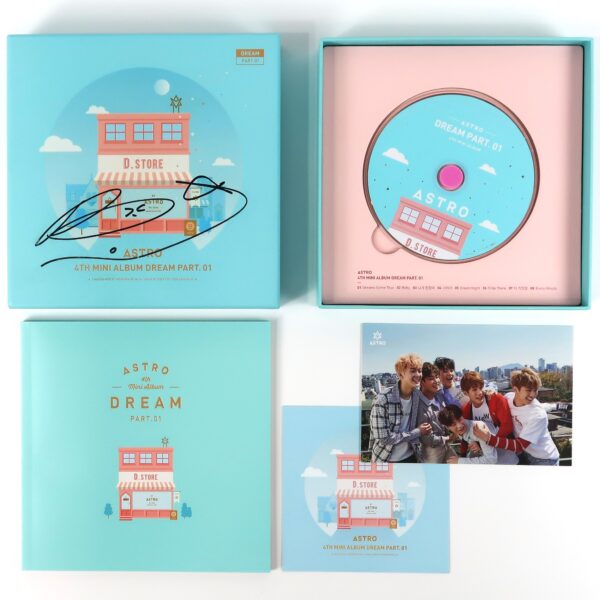 Astro - Dream Part. 01 Moonbin Signed Autographed CD Mini Album 2017