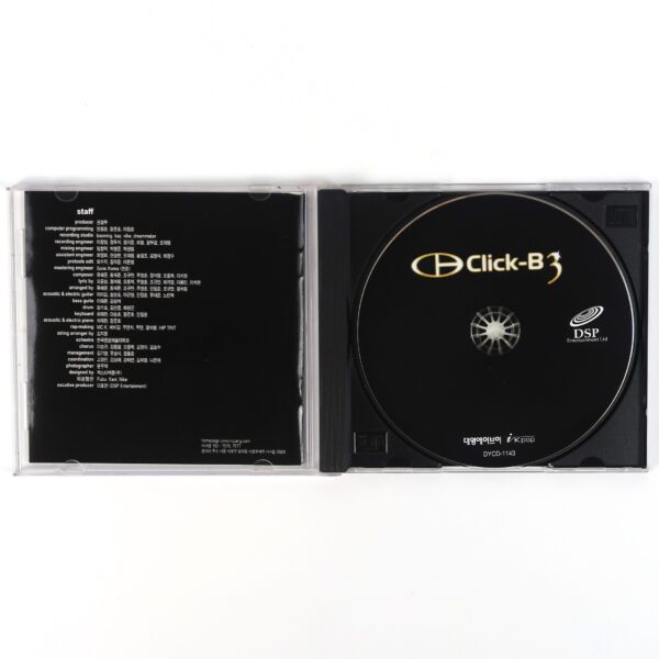 Click-B - Click-B3 3rd Album CD 2001 K-Pop