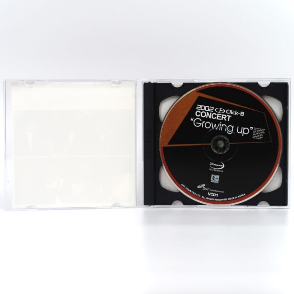 Click-B 2002 Concert Growing Up VCD Video CD K-Pop