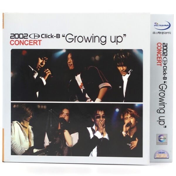 Click-B 2002 Concert Growing Up VCD Video CD K-Pop