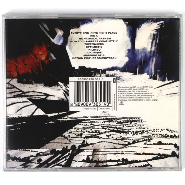 Radiohead - Kid A Korean CD Album Korea 2000