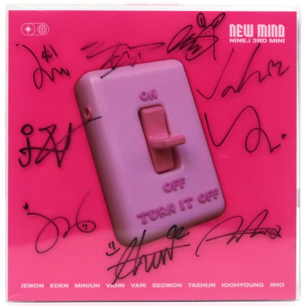 NINE.i - New Mind Signed Autographed CD 3rd Mini Album Promo K-Pop 2023
