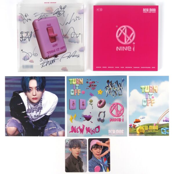 NINE.i - New Mind Signed Autographed CD 3rd Mini Album Promo K-Pop 2023