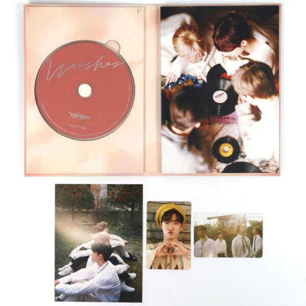 Voisper - Wishes Signed Autographed + Message Album CD Promo 2018 K-Pop