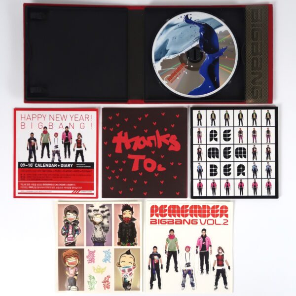 Bigbang - Remember Album CD + Stickers K-Pop 2008 YG Mnet