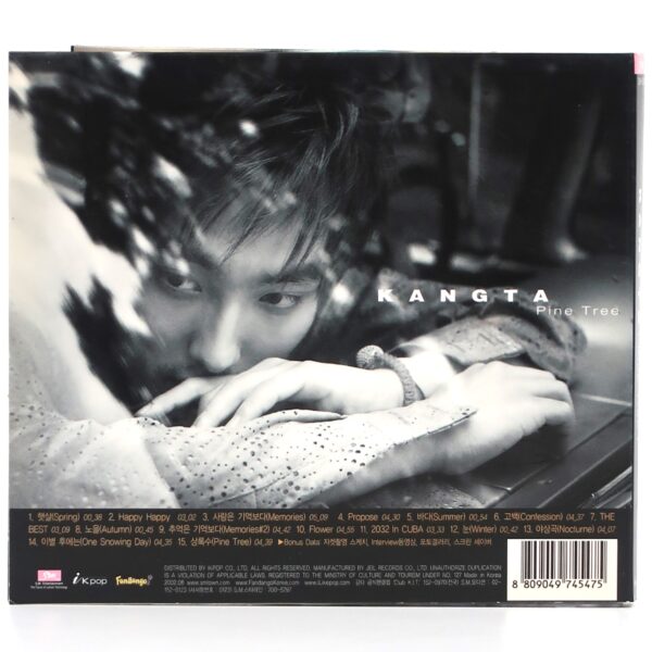 Kangta - Pine Tree CD Album K-Pop H.O.T SM Entertainment 2002