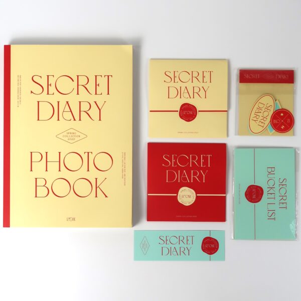 IZ*ONE – Secret Diary Spring Collection 2020 Yellow Set [incomplete, read]
