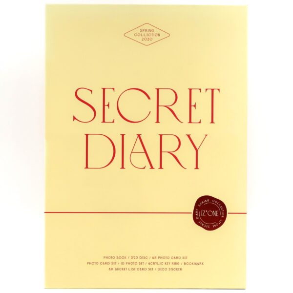 IZ*ONE – Secret Diary Spring Collection 2020 Yellow Set [incomplete, read]