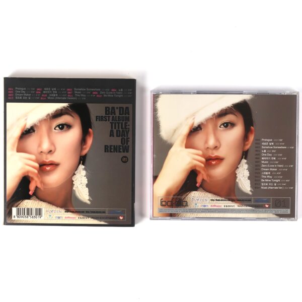 Bada - A Day Of Renew CD Album + Stickers + Cards 2000s K-Pop 2003