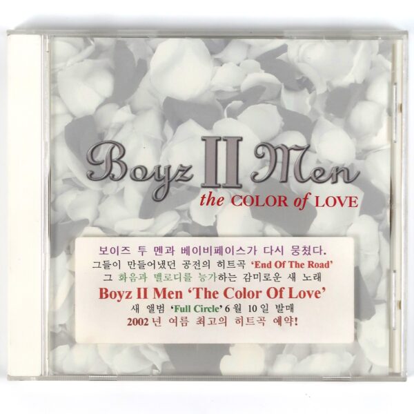 IMG_0734 Boyz II Men - The Color of Love Korean Promo Single CD US Korea