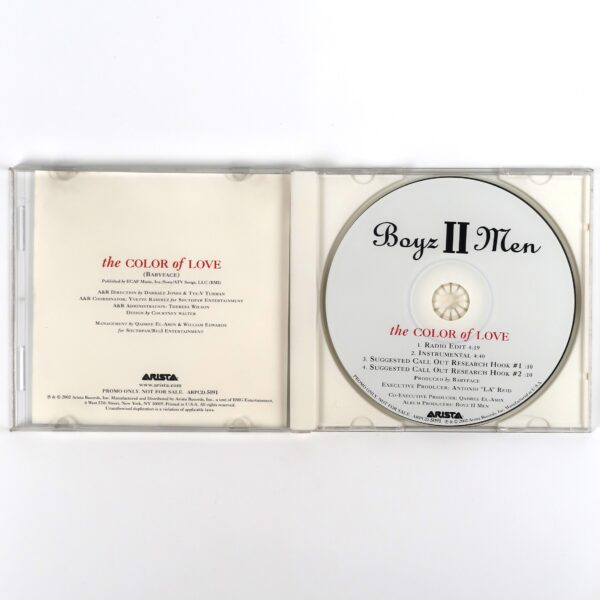 IMG_0736 Boyz II Men - The Color of Love Korean Promo Single CD US Korea