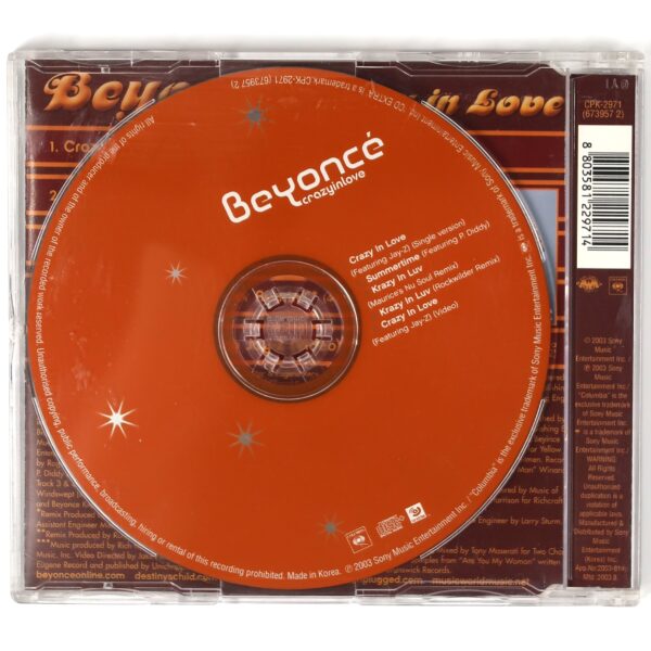 Beyoncé - Crazy In Love Korean Single CD Korea