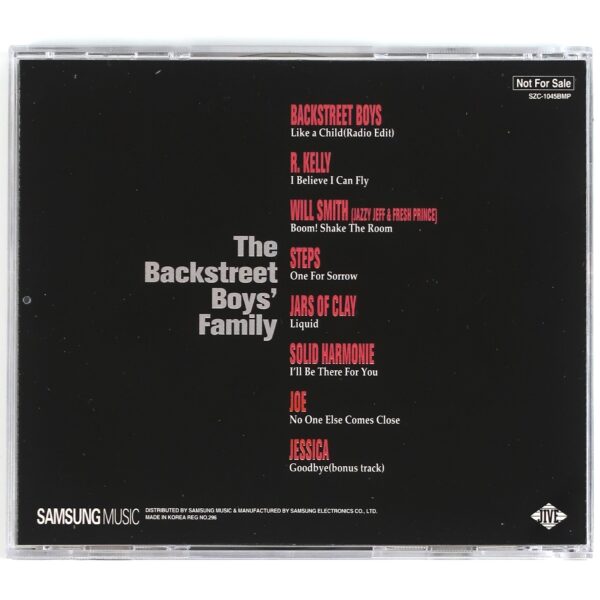 IMG_0796 The Backstreet Boys' Family Korean Promo CD Sampler Jive Samsung Korea