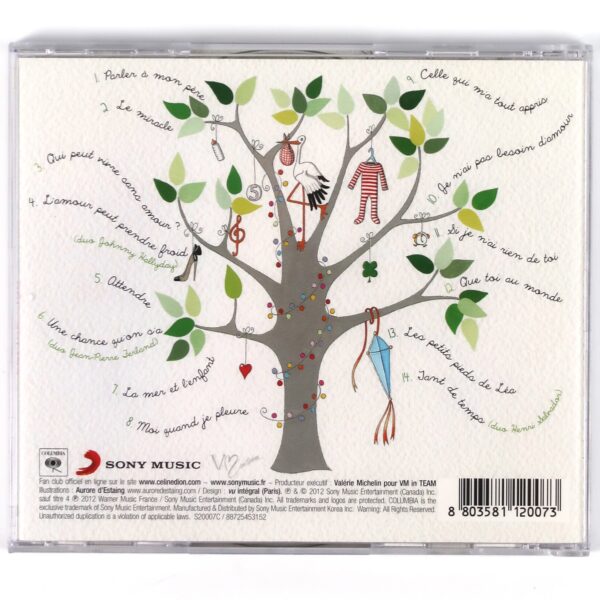 Celine Dion - Sans Attendre Korean CD Album Korea